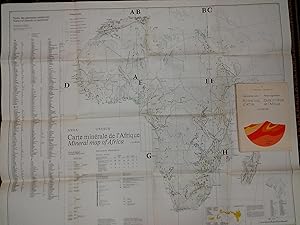 Mineral map of Africa/Carte minerale de l'Afrique 1/10 000 000 (Map and Booklet)