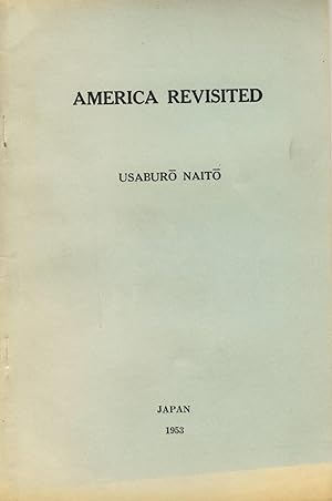America revisited: Observation trip on education after the peace treaty. Translated by Chichi Sasaki
