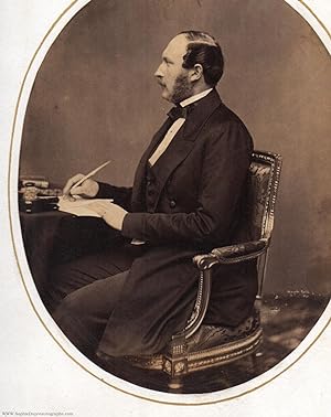 Very Fine unsigned Portrait Photo by Mayall, (1819-1861, Prince Consort of Queen Victoria)]