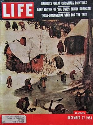 Life Magazine December 27, 1954 -- Cover: The Christmas Story By Bruegel