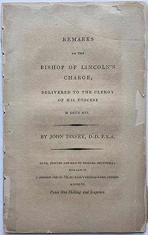 Remarks on Bishop of Lincoln's Charge, 1812
