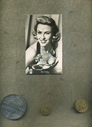 Johns, Bibi Postkarte signiert. Kolibri Foto Karte Nr. 1960. Ich und meine Schwiegersöhne.