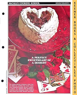 McCall's Cooking School Recipe Card: Holiday Delights 1 - Floating Heart Ritz : Replacement McCal...