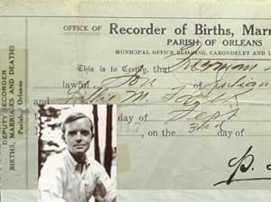 Truman Capote's original Birth Certificate. [ In Cold Blood, Breakfast At Tiffany's. A Christmas ...