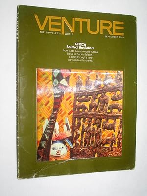 Venture, The Traveler's World, September 1969, ( AFRICA Cape Town to Addis Ababa, Dakar to Dar Es...