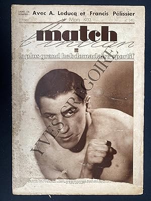 MATCH L'INTRAN-N°340-14 MARS 1933