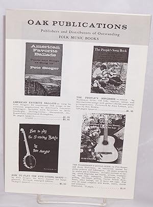 Oak Publications, publishers and distributors of outstanding folk music books