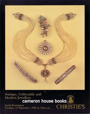 Antique, Collectable and Modern Jewellery. South Kensington, Tuesday, 15 September 1992