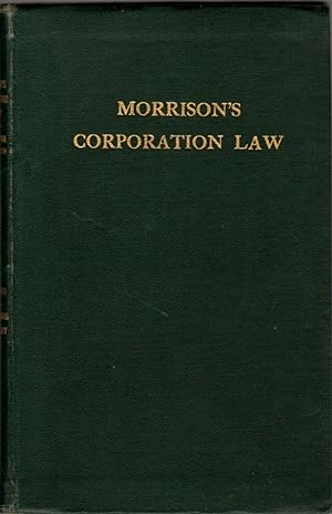 Morrison's Corporation Law: Colorado