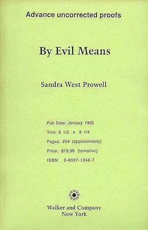 BY EVIL MEANS
