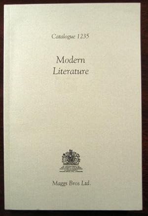 Modern Literature: Catalogue 1235