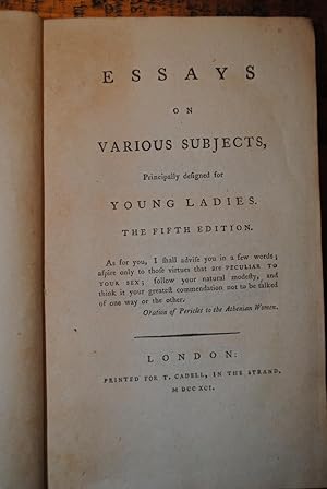 Essays on Various Subjects, Principally designed for Young Ladies
