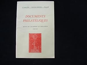Documents Philatéliques: Revue de L'Académie de Philatélie, Tome XX, 2e Trimestre 1981, Numéro 88