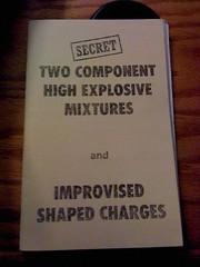 Two Component High Explosive Mixtures & Improvised Shaped Charges by The U.S. Government!