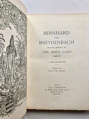 Bernhard von Breydenbach and His Journey to The Holy Land 1483-4: A Bibliography