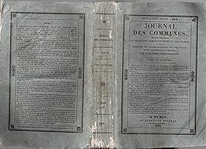 Journal des Communes, recueil périodique de décisions administratives et judiciaires, à l'usage d...