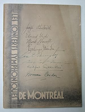 Festival De Musique De Montreal - May 1 to June 3, 1938.