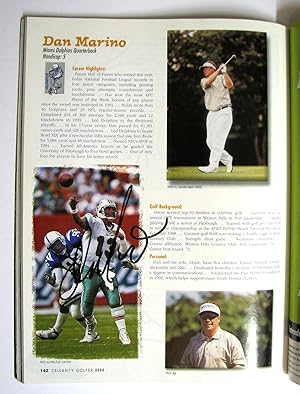 Celebrity Golfer 2000 - Signatures By Jim Brown, Dan Marino, Ivan Lendl, John Havlicek and 49 oth...