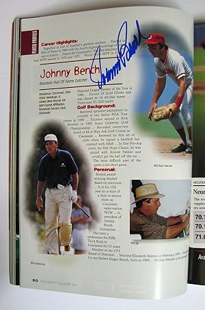 Celebrity Golfer '99 - Signatures By Johnny Bench, Jerry Lucas, Ivan Lendl, John Havlicek, Stan M...