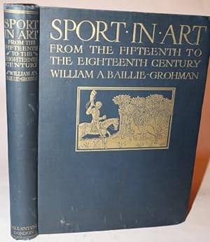 Sport in Art: An Iconography of Sport Illustrating the Field Sports of Europe and America from th...