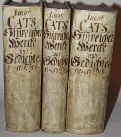 Sinnreiche Werke und Gedichte, Aus dem Niederlandischen ubersetzt (Six parts in three volumes)
