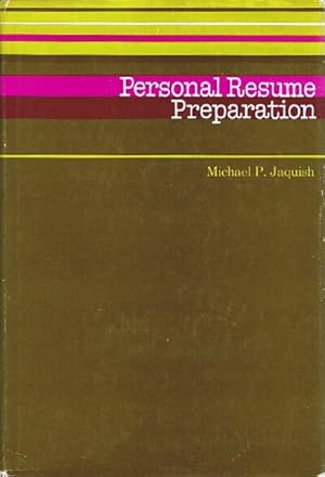 Personal Resume Preparation
