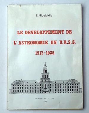 Le développement de l'astronomie en URSS 1917-1935