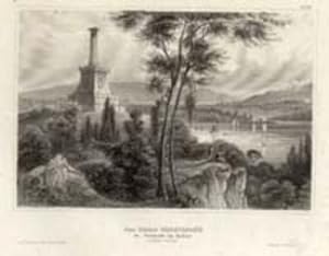 Das Grab Cosciusco's zu Westpoint am Hudson (Verein: Staaten)
