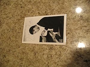 Photograph of Pianist Andre Watts, Signed