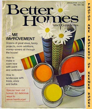 Better Homes And Gardens Magazine: May 1972 Vol. 50, No. 5 Issue