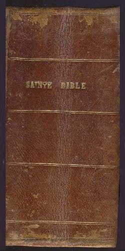 La Sainte Bible ou l'ancien et le nouveau testament d'apres l'edition publieè par J. F. Ostervald...