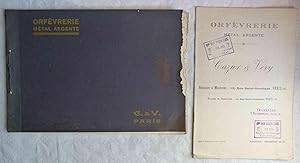Orfèvrerie, métal argenté. Catalogue illustré du fabricant Cazier & Véry à Paris. Tarifs.
