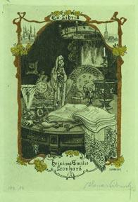 Ex Libris Heini and Emilie Leonhard.
