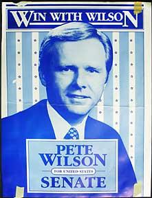 Win With Wilson. Pete Wilson for United States Senate