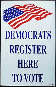 Democrats Register Here to Vote.
