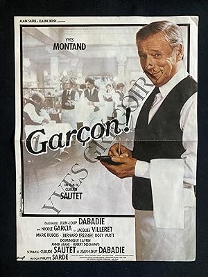 GARCON!-FILM DE CLAUDE SAUTET-AFFICHE 52 CM X 38 CM
