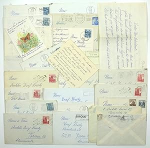 17 eigenh. Briefe und Briefkarten mit U.