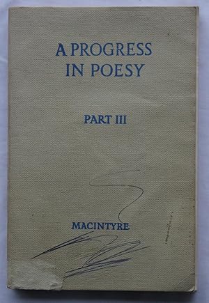 A Progress in Poesy : A New Treasury of Verse for Schools in Four Parts - Part Three