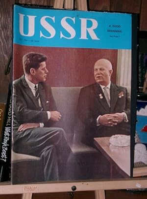 USSR Illustrated Monthly Magazine, July 1961 (Kennedy and Khrushchev on the cover)