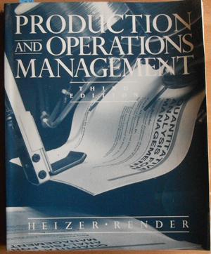 Production and Operations Management: Strategies and Tactics