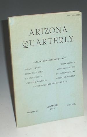 The Arizona Quarterly (Summer 1977)
