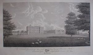 Fine Original Antique Engraving Illustrating a East View of Shenstone Park in Staffordshire.