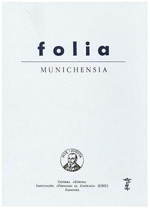 FOLIA MUNICHENSIA. LA ESCRIBANIA-CANCILLERIA DE LOS CONDES DE URGEL (SIGLO IX-1414). DE RE DIPLOM...