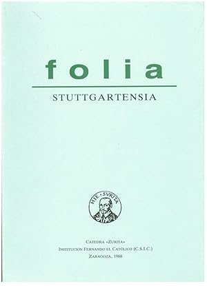 FOLIA STUTTGARTENSIA. CANCILLERIA Y CULTURA. LA CULTURA DE LOS ESCRIBANOS Y NOTARIOS DE LA CORONA...