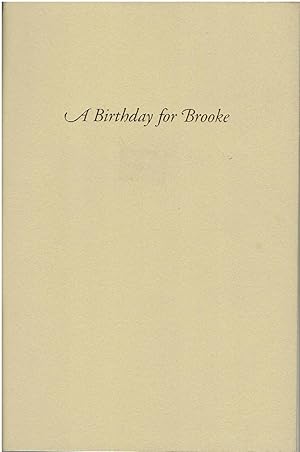 A Birthday for Brooke
