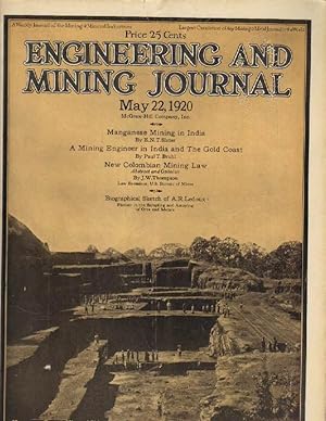 Engineering and Mining Journal: Volume 109, Number 21: May 22, 1920