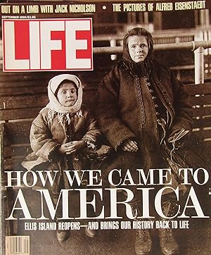 Life Magazine September 1990 -- Cover: Ellis Island