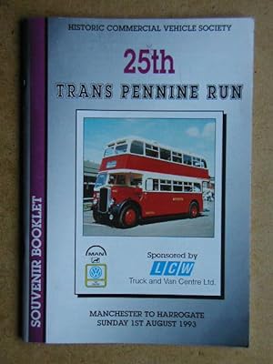 25th Anniversary Trans Pennine Run. 1993 Souvenir Programme.