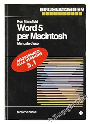 WORD 5 PER MACINTOSH. Manuale d'uso.:
