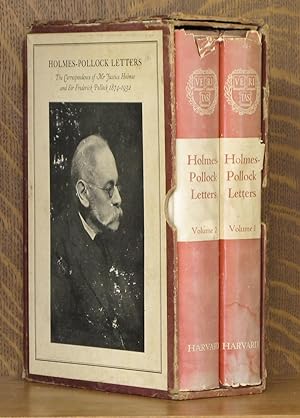 HOLMES-POLLOCK LETTERS. THE CORRESPONDENCE OF MR. JUSTICE HOLMES AND SIR FREDERICK POLLOCK 1874 -...